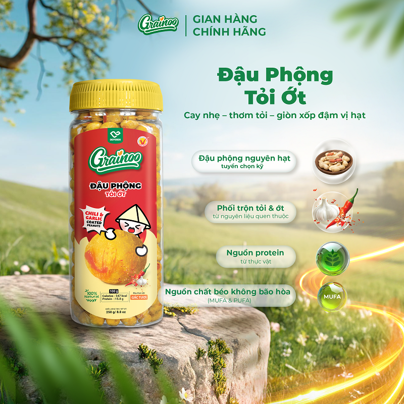 Đậu phộng tỏi ớt 250g